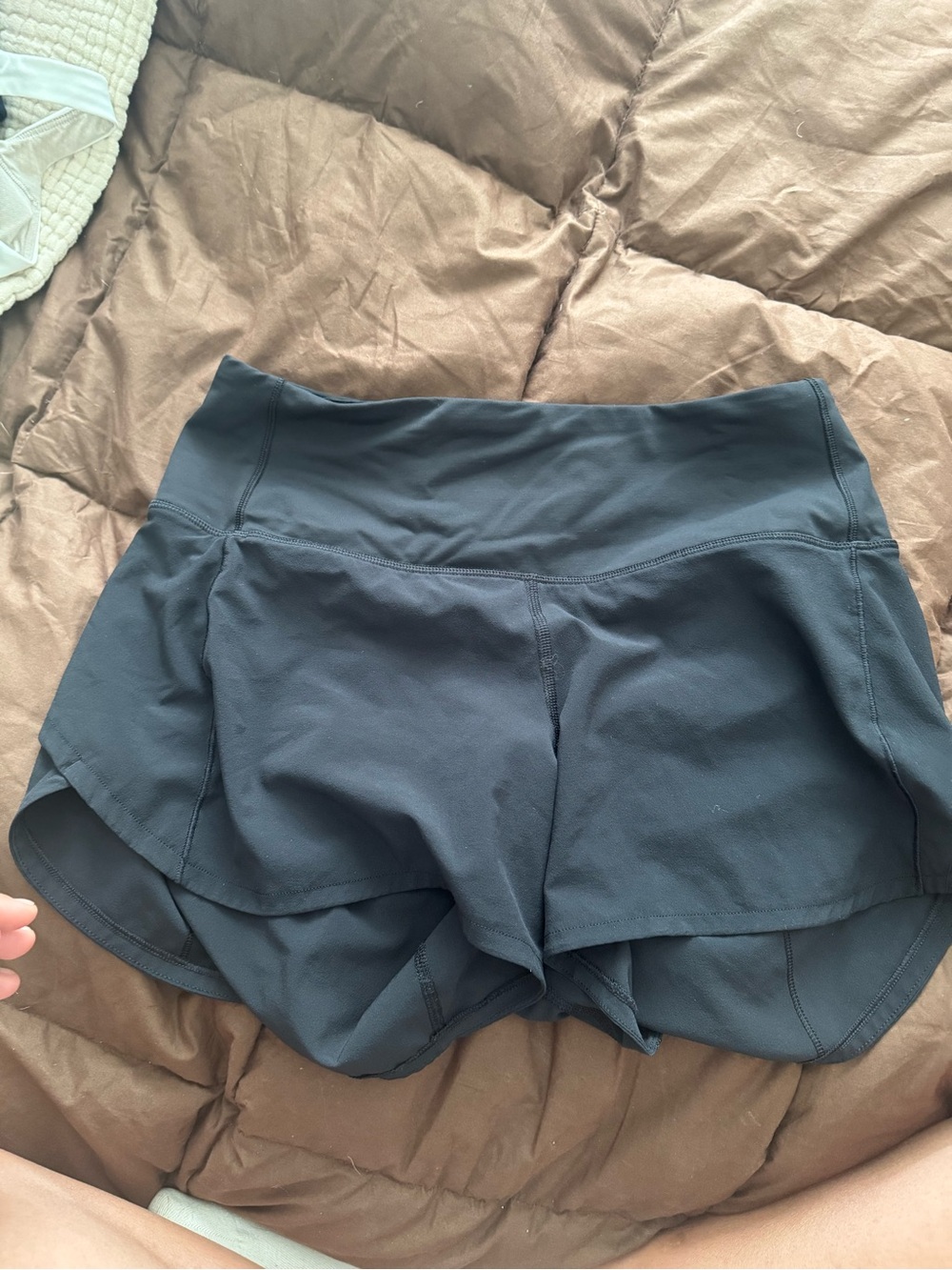 lululemon athletica speed up shorts black